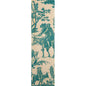 Marque-pages en bois toile de jouy meunier vert W
