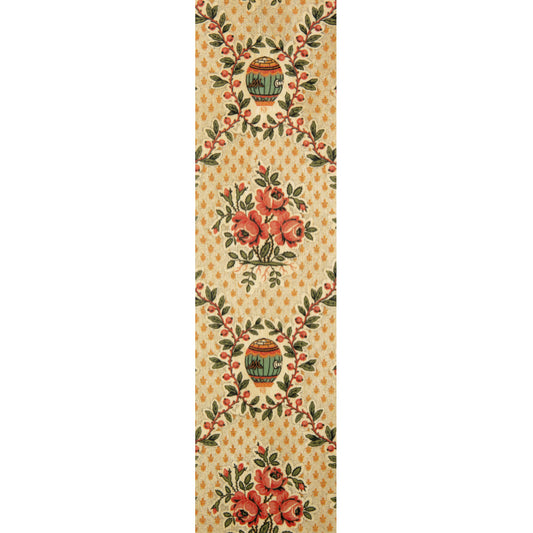 Marque-pages en bois toile de jouy montgolfieres W