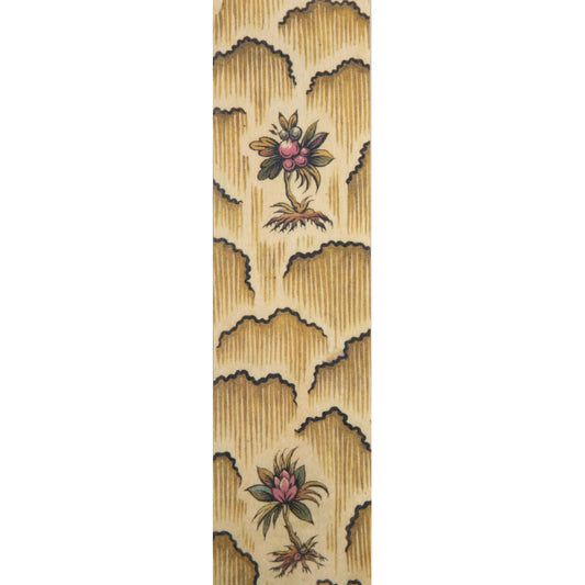 Marque-pages en bois toile de jouy motif floral W