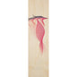 Wood bookmark woodys rose W