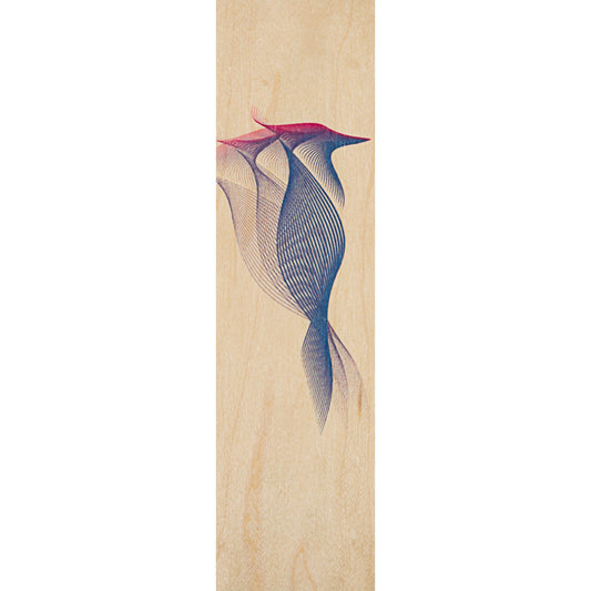 Marque-pages en bois woodys violet W