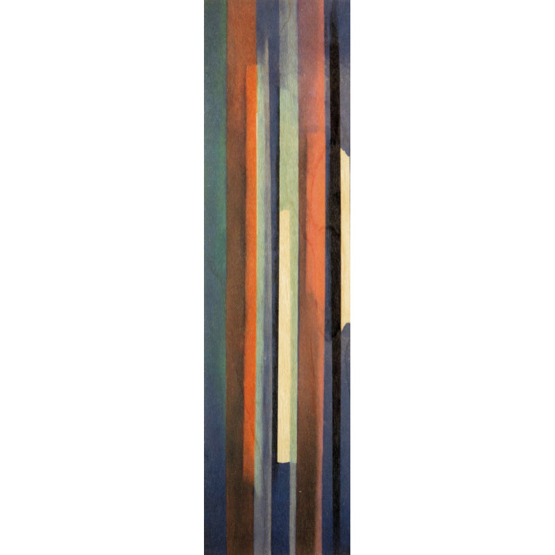 Marque-pages en bois pastels blue V W