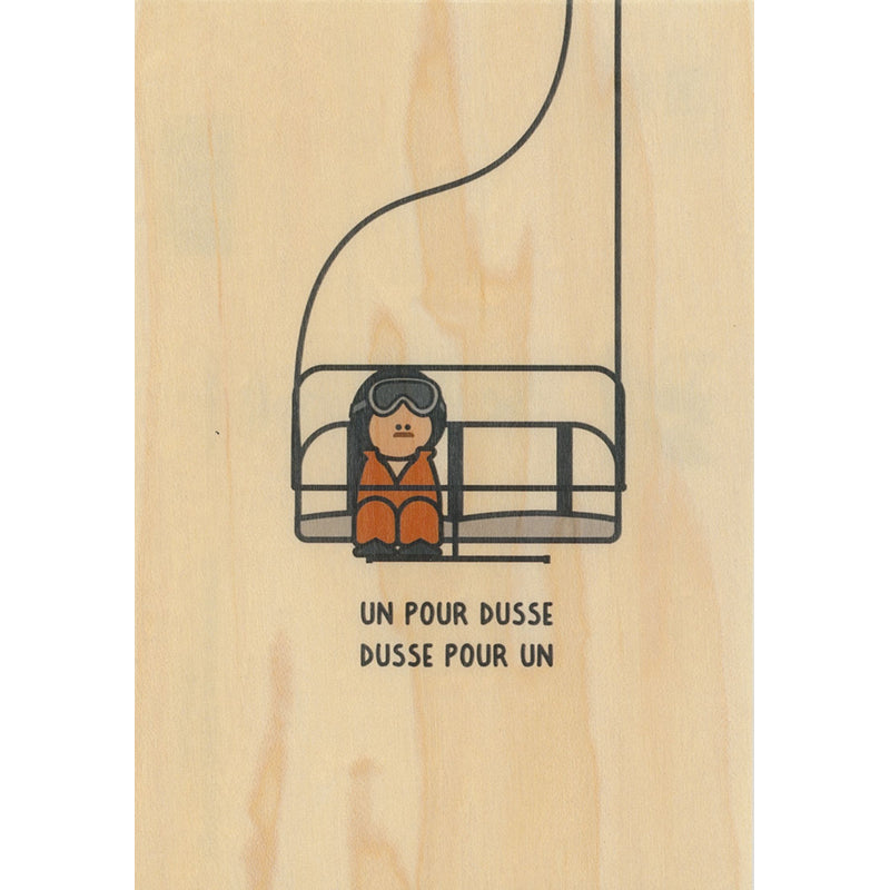 Carte en bois NO collection Dusse W