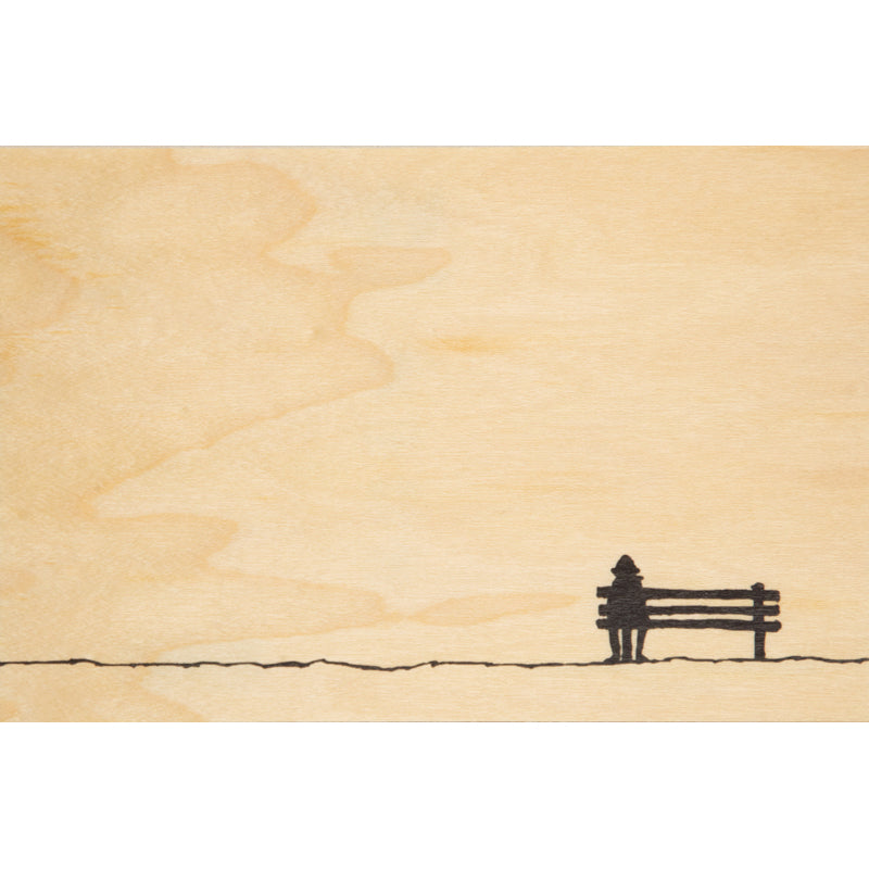 Carte en bois netb banc W