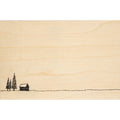 Carte en bois netb chalet W