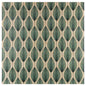 Poster 33T en bois art deco leaves W