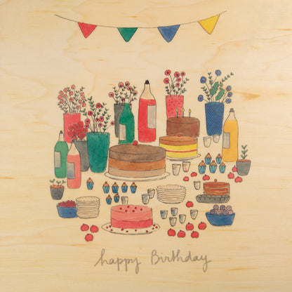Poster 33T en bois petit gramme HB W