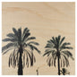 Poster 33T en bois photos palm W