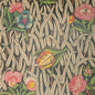 Poster 33T en bois toile de jouy bonnes herbes W