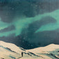Wood 12in poster en bois winter night W