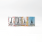 Panorama A Year in Paris — 4 illustrations à déplier ou à poser