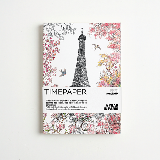 Panorama A Year in Paris — 4 illustrations à déplier ou à poser