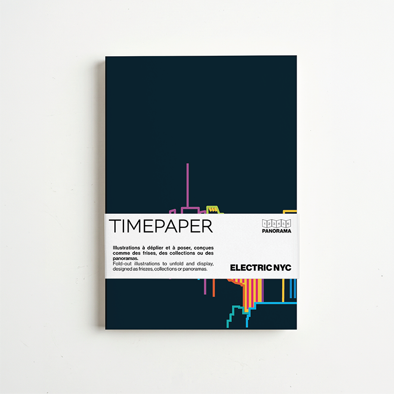 Panorama Electric NYC — 6 illustrations à déplier ou à poser