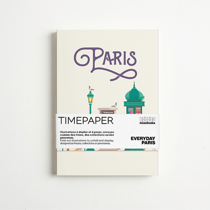 Panorama Everyday Paris — 6 illustrations à déplier ou à poser