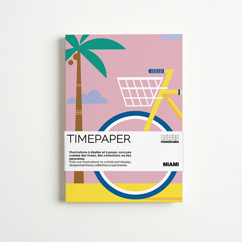 Panorama Miami — 6 illustrations à déplier ou à poser