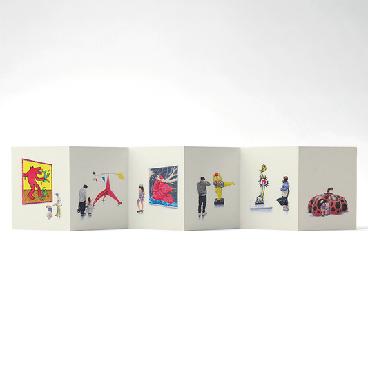 Panorama Museum Lovers — 6 illustrations à déplier ou à poser