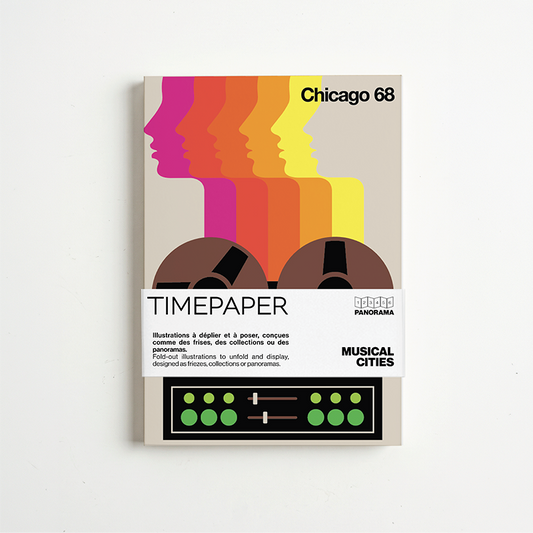 Panorama Musical Cities — 6 illustrations à déplier ou à poser
