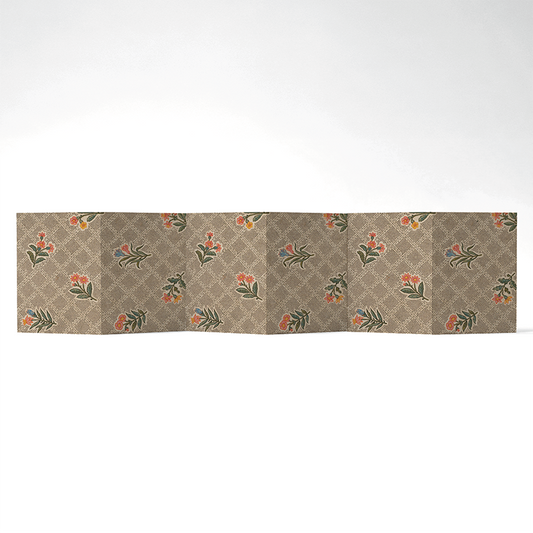 Fold-out panorama of 6 illustrations- Parterre P