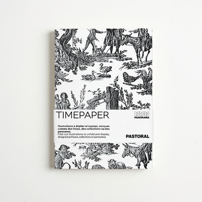 Fold-out panorama of 6 illustrations- Pastoral P