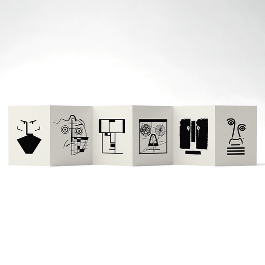 Panorama Volume 1 Black & White — 6 illustrations à déplier ou à poser