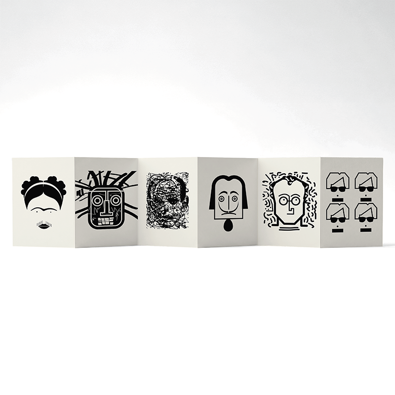 Panorama Volume 2 Black & White — 6 illustrations à déplier ou à poser