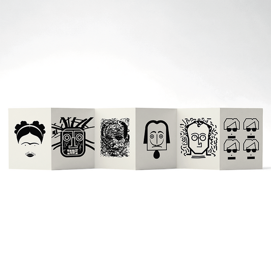Panorama Volume 2 Black & White — 6 illustrations à déplier ou à poser