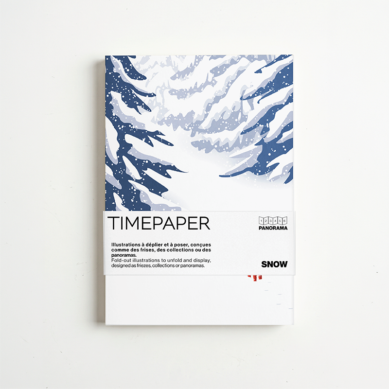 Panorama Snow — 6 illustrations à déplier ou à poser
