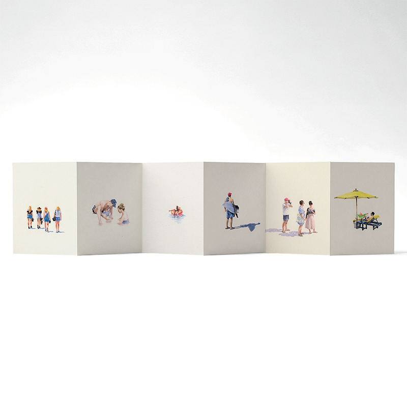 Panorama Summer — 6 illustrations à déplier ou à poser