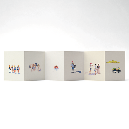 Panorama Summer — 6 illustrations à déplier ou à poser
