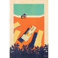 Carte en bois Riviera piscine W