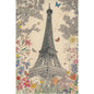 Carte en bois Tour Eiffel été W