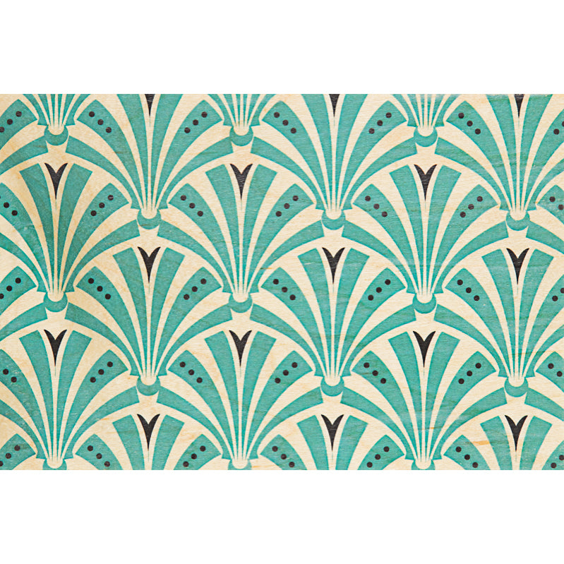 Carte en bois art deco arks W
