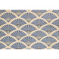 Wood postcard art deco fans W