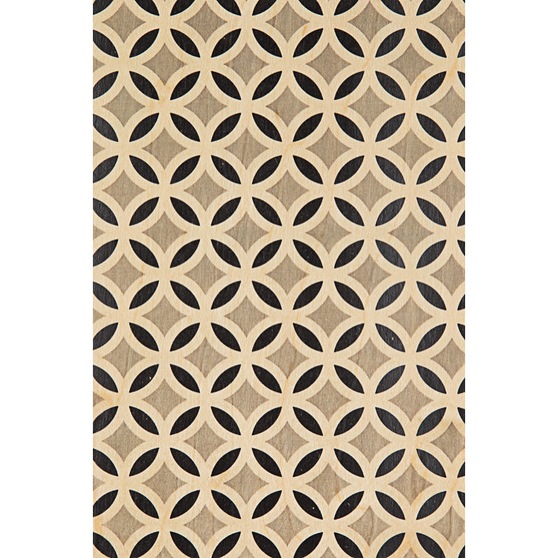 Carte en bois art deco grey hypnosis W