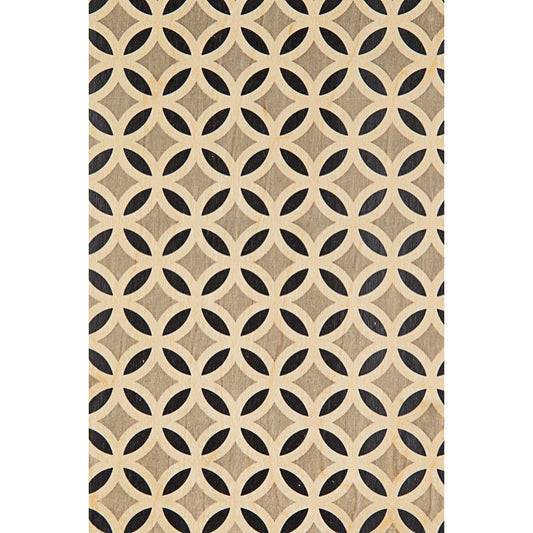 Carte en bois art deco grey hypnosis W