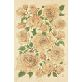 Carte en bois black and colors roses W