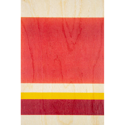Carte en bois BNF colors ocre W