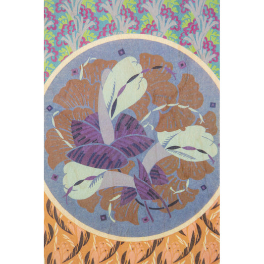 Carte en bois BNF motifs cercle W