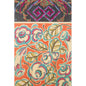 Carte en bois BNF motifs fleurs W