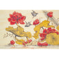 Carte en bois BNF ornements colibris W