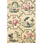 Carte en bois BNF papiers peints rose clair W