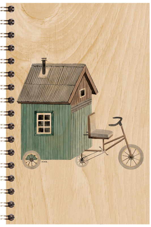 Carnet en bois winter home on wheels W