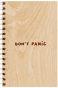 Carnet en bois wood + don't W