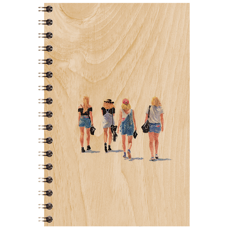 Wood notebook leisure le gang W