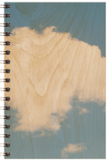 Carnet en bois photos nuage W