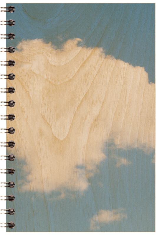 Carnet en bois photos nuage W