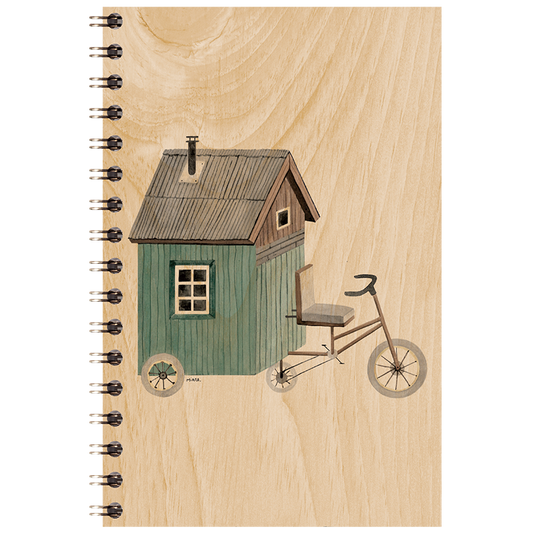 Carnet en bois winter home on wheels W