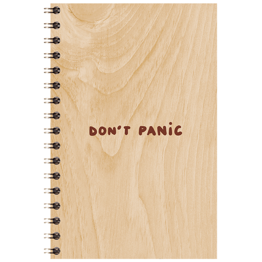 Carnet en bois wood + don't W