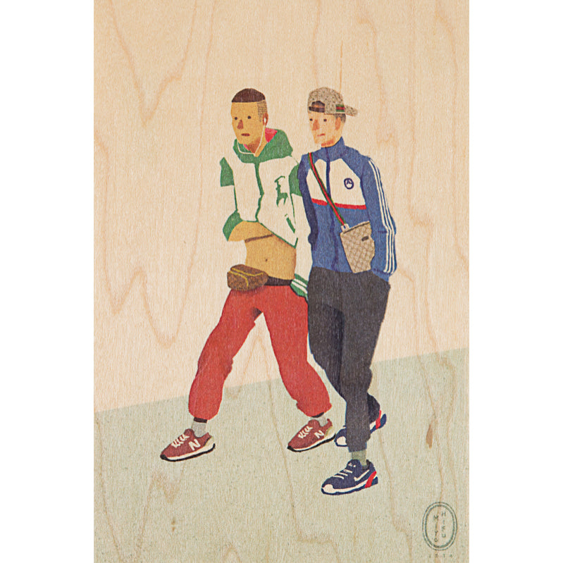 Carte en bois France 2 kids W