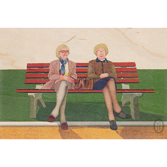 Carte en bois France ladies W